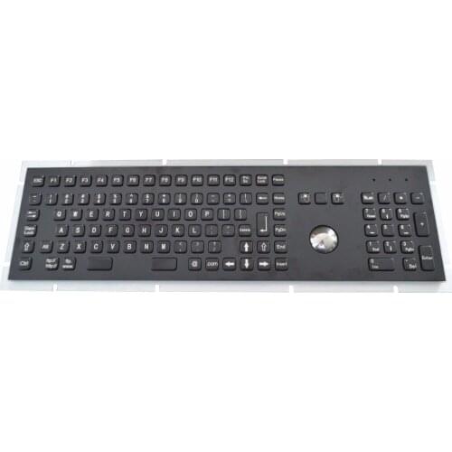 Kiosk Metal Keypad Black trackball keypad Mechanical keypad terminal keyboard