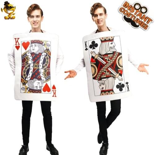 Adult King Hearts Costumes New Role Play Christmas Party Adult Men King Costumes