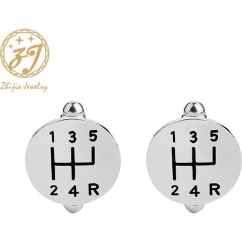 Zhijia fashion round cufflinks casual men suit cufflinks jewelry gentleman party gifts creative design men accessories
