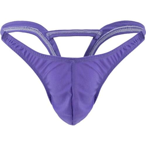 Men New Briefs Sexy Panties Lingerie Gay Underwear Bikini Fashion Modal Solid Bulge Pouch G-string Thong Underpants Size M-XL