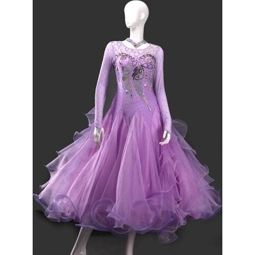 Customize New ballroom dance dress standard ballroom waltz dresses ballroom dance competition dresses custom made MD1123