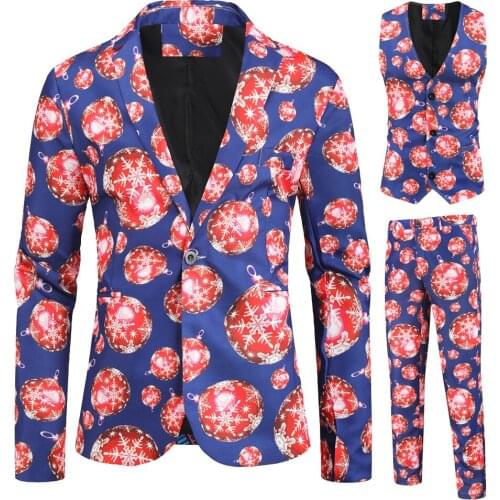 2020 New Design Slim fit mens suits Fashion printed casual Men suits 2-3 pcs of cost-effective suits Can be Single Sale