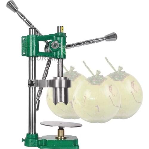 New Design Stainless Steel Manual Coconut Opener Green Coconut Driller Young Coconut Knife Drill