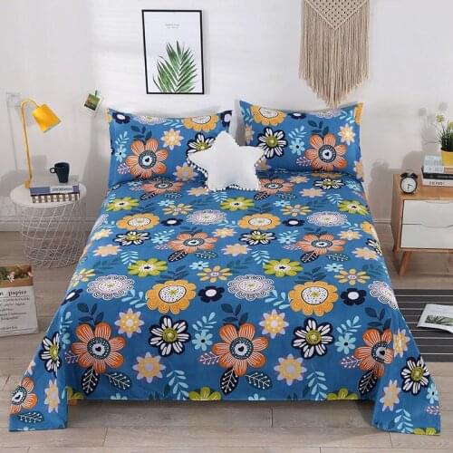 Bed Sheet New Double Single Student Dormitory 3 Piece Sets Dustproof Thickened Twill Four Seasons Universal Multi-Specifica