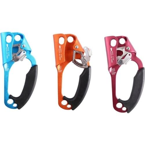 Manual Hand Ascender Rock Climbing Tree Arborist Rappelling Gear Equipment Rope Clamp Outdoor Mountaineering Ice Climb