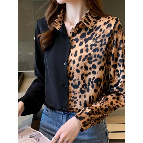 Simpliser Leopard Blouses
