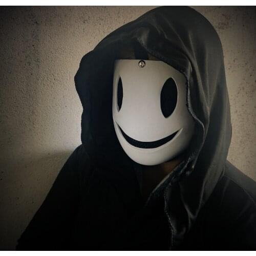 Tenkuu Shinpan Sniper Mask Soft Latex High-Rise Invasion White Color Masks Halloween Costume Props 70g Lgiht Weight