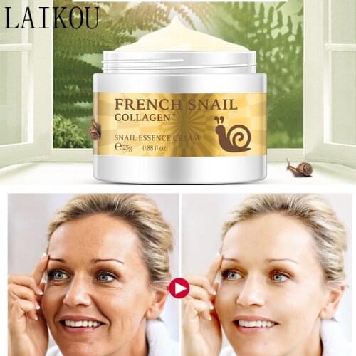 Snail Female Face Cream Skin Care Hyaluronic Acid Moisturizing Collagen Anti-Wrinkle Anti-aging Whitening Face Cream Nourishing