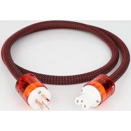 High Quality Pure Copper 3 Prong AU Power cable AC Audiophile Australia Plug IEC C13 Audiophile HIFI 240V