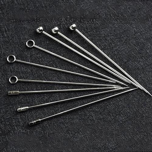 10Pcs Useful Protable 304 Stainless Steel Cocktail Picks Fruit Picks Forks Dropshipping