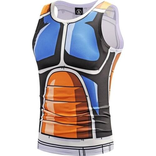 2021 3D Printed Tank Top Raditz Men/women Tees Sleeveless Tanktop Goku Vegeta Saiyan Comics Cosplay Costume Tanks Top