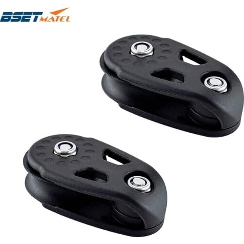 2X Nylon Kayak Boat Rope Pulley Block Marine Sheave Lifting Anchor Wheel Accessories Sailing Dinghy Outdoor Water Sport Hardware