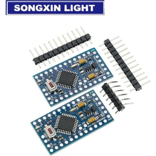 50pcs/lot Pro Mini 328 Mini 3.3V/8M 5V/16M ATMEGA328 ATMEGA328P-AU 3.3V 8MHz MODU