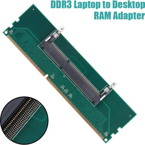 PC Component DDR3 Laptop to Desktop RAM Adapter SODIMM to Memory DIMM RAM Adapter Expansion Card Transfer Cards