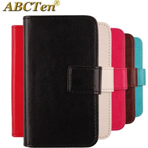 Case For Switel eSmart VS700 5.5 inch Solid Color Leather Flip With Card Packet Bags Phone Case for Switel eSmart VS700 Holster
