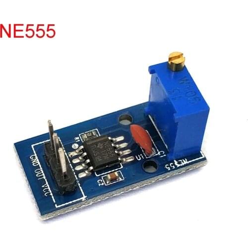 DC 5V 12V NE555 Adjustable Resistance Frequency Pulse Generator Module Single Channel Output For Arduino Smart Car