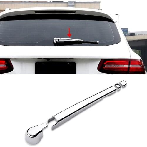 For Mercedes Benz GLC 2016 2017 2018 Rear Window Wiper Cover Trim Chrome Car Styling Accessories