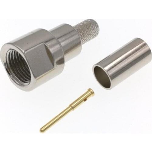 FME Male RF Connector For RG58 RG142 RG400 LMR195 Cable