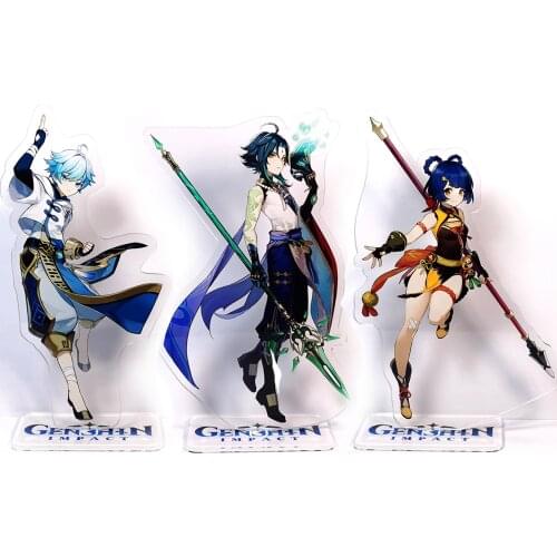 Genshin Impact characters Chongyun Xiao XiangLing GM acrylic stand figure model plate holder topper anime