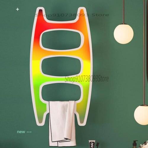 Graphene Electric Towel Rack Hotel Intelligent Ladder Bath Towel Rack Bathroom Constant Temperature Drying Rack Modern And