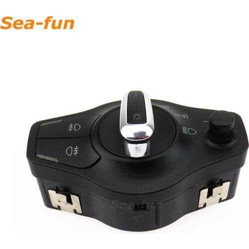 Chrome AUTO Headlight Fog Light Control Switch For Audi A4 2009-2014 B8 S4 A5 S5 Q5 2009 2010 20011 2012 2013 2014 8K0941531AS