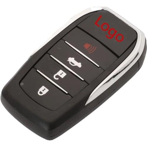 Remote Key Fob Shell For Toyota Fortuner Prado Camry Rav4 for SW4 Highlander Crown Smart Keyless Case Housing