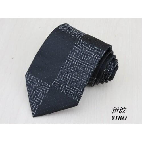 Mens personality NECK Tie/white dot pattern and black symmetry design/man business formal clothes balck ties,free shipping