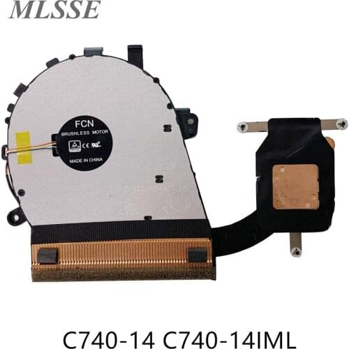 Original For Lenovo Yoga C740-14 C740-14IML Laptop Cooling Fans Heatsink AT1FG001FF0 FRU 5H40S19963 Fast ship