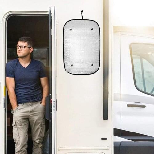 RV Window Sun Shade RV Door Window Cover Reflective Sunshade