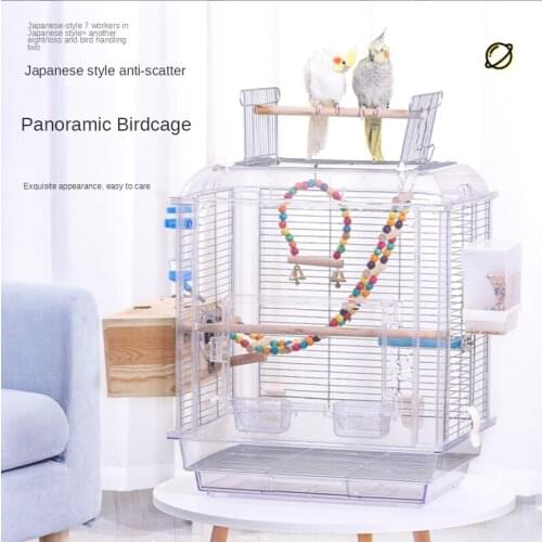 Parakeet special bird cage myna tiger skin large reproduction family special villa birdcage bird cage bird nest