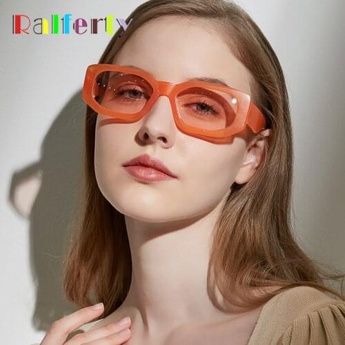 Ralferty Anti-glare Sunglasses Women UV400 Decorative Glasses Trends 2021 Style Summer Fashion Womens Shades dames zonnebril