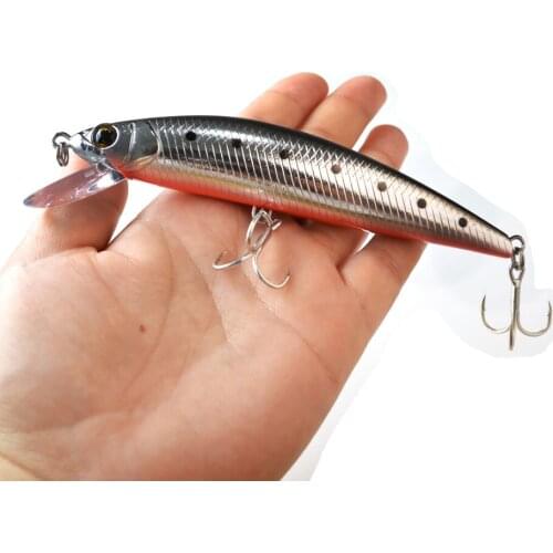 Heavy Weight Plastic Minnow 120MM 40G Fishing Lure Sinking Wobbler Minnow Depth 2m Artificial Hard Bait Fishing Tackle