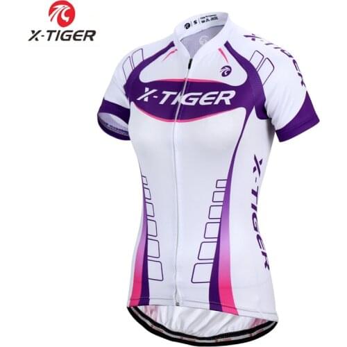X-Tiger Women Cycling Jerseys Bike Clothing Summer Racing Bicycle Clothes Wear Ropa Ciclismo Cycling Clothing MTB Bicycle Wear