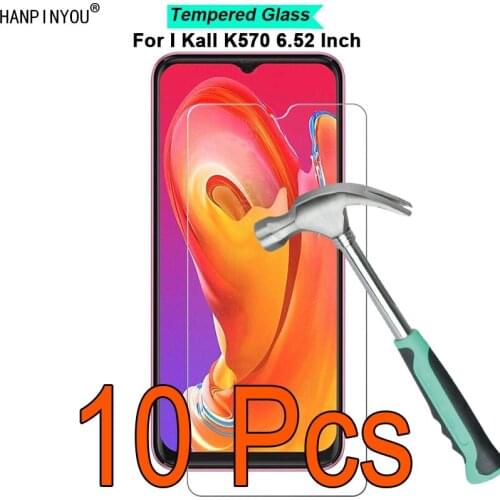 10 Pcs/Lot For iKall I Kall K570 6.52" 9H Hardness 2.5D Toughened Tempered Glass Film Screen Protector Guard