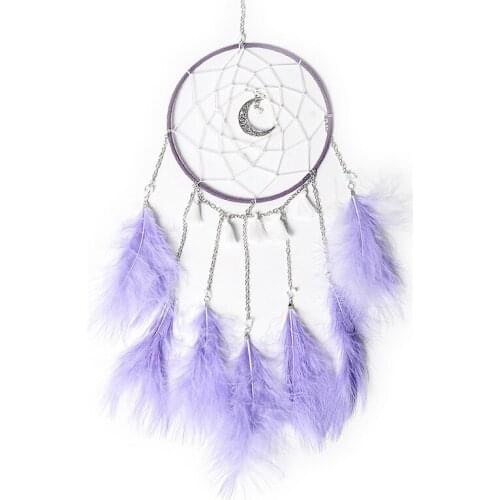 Mooncatcher Pendant Room accessories DIY Handmade Sleep Catcher Aeolian Bell Pendant Creative Multicolor