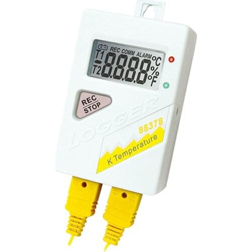 AZ88378 Dual Channel K type Thermocouple Temperature Monitor Data Logger Thermo Monitor