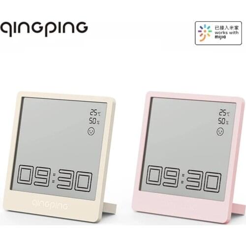 New Xiaomi QINGPING Bluetooth Alarm Clock Pomodoro Timer Temperature Humidity Sensor Multifunctional Clock Work For Mi Home APP