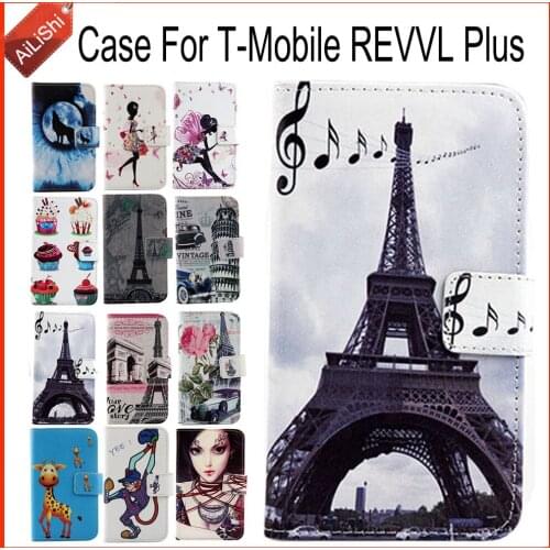 AiLiShi Case For T-Mobile REVVL Plus Flip PU Leather Case REVVL Plus T-Mobile Exclusive 100% Special Phone Cover Skin+Tracking