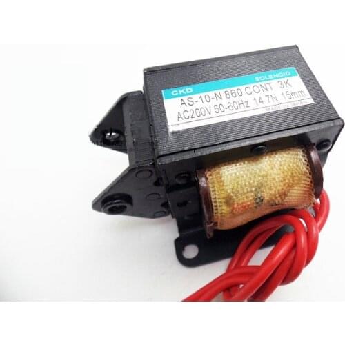 AC Electromagnet AS-10-N 860 CONT AC200V 50-60HZ 14.7N 15mm