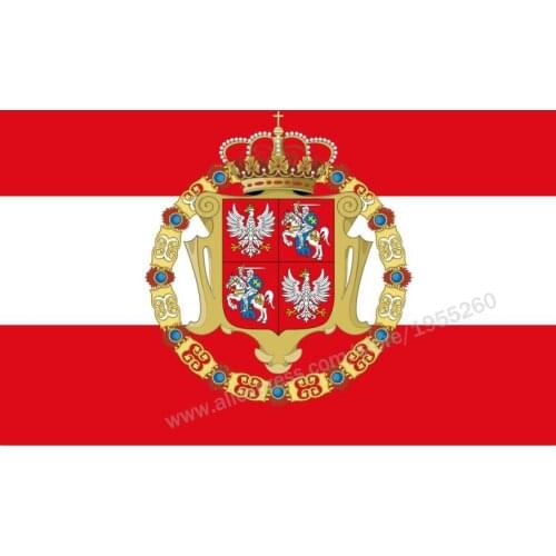 Polish-Lithuanian Commonwealth Flag 3 x 5 FT 90 x 150 cm Poland Flags Banners