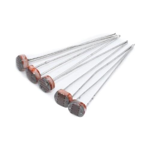 Xinyuan 10p/lot photoresistance 5537 photoelectric switches photoelectric sensors 5MM photodetector element