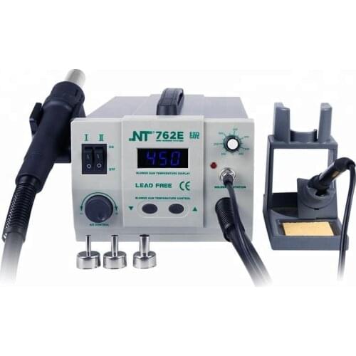 Kaisi 2 in 1 Lead Free BGA Soldering Station Hot Air Gun SMD Rework Station For Phone Computer Motherboard IC Chips Repair