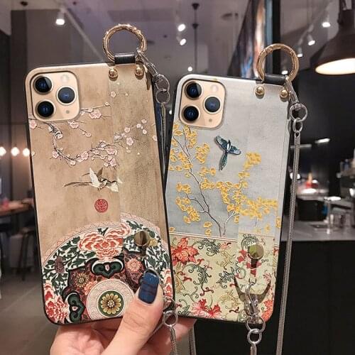 Fashion 3D Emboss Phone Case for iPhone X XS XR 11 12 Pro Max XSMax Soft TPU Back Cover for iPhone 6 7 8 Plus Capa Ladies Coque