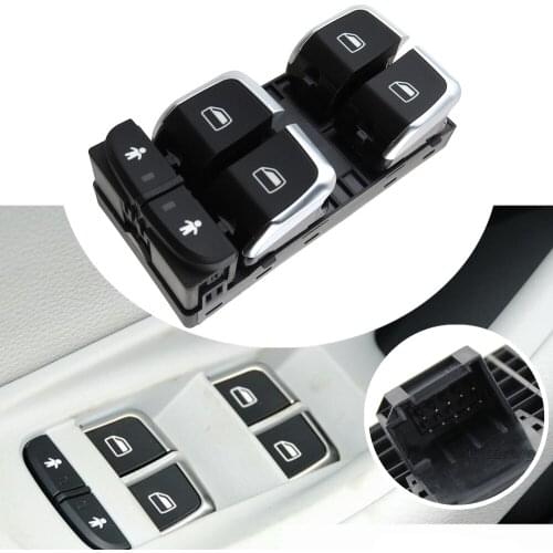 New Electric Power Master Window Litfer Control Switch 4G0959851 For Audi A6 C7 A6 Allroad A6 Avant A7 Q3 2011 2012 2013 2014