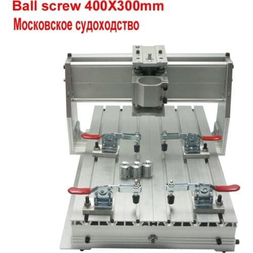 NEW CNC 3040 Z-DQ Ball Screw Lathe Frame Milling Machine Wood Router Base Bracket 3D Printer Assembly Part tools