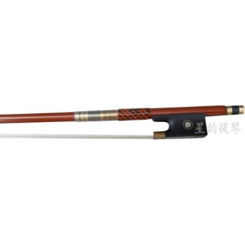 New product special grade brass gold color shell violin bow round bow 1/4 1/2 3/4 4/4