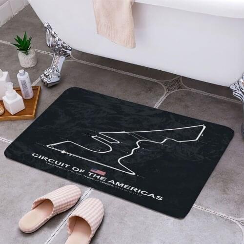 Circuit of the Americas Carpet Areas Rug Non-slip Floor Mat Rug 3D Printing Living Room Bedroom Door Mat Home Decoration