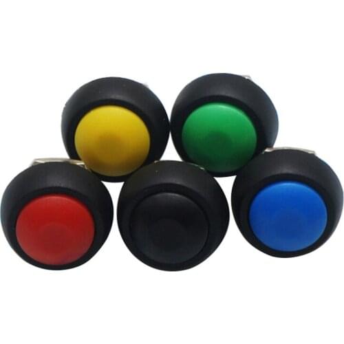 12mm PBS-33B Waterproof Momentary Switch ON OFF Push Round Button