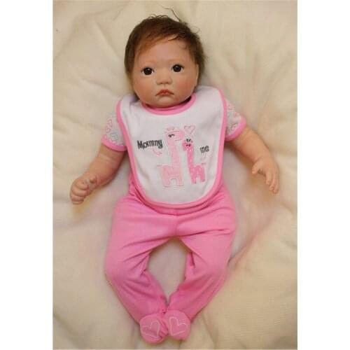 20inch 50cm bebe girl Reborn Dolls Realistic Real Looking Silicone Reborn Babies Kids gift toys alive reborn Brinquedos bonecas