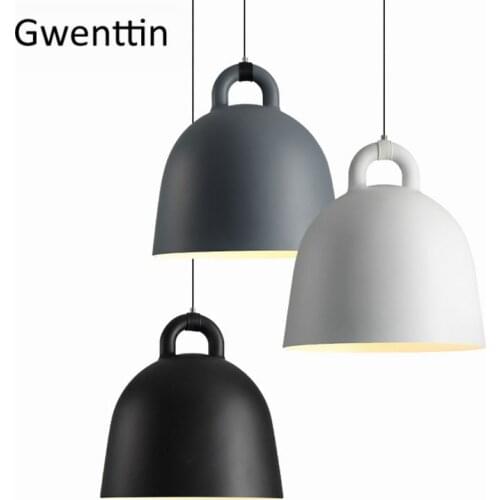 Nordic Modern Dining Room Pendant Light Denmark Normann Bell Hanglamp Restaurant Kitchen Light Fixture Home Loft Decor Luminaire